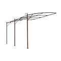 Clothes drying rack for outdoor use in metal construction - 200 x 250 x 180