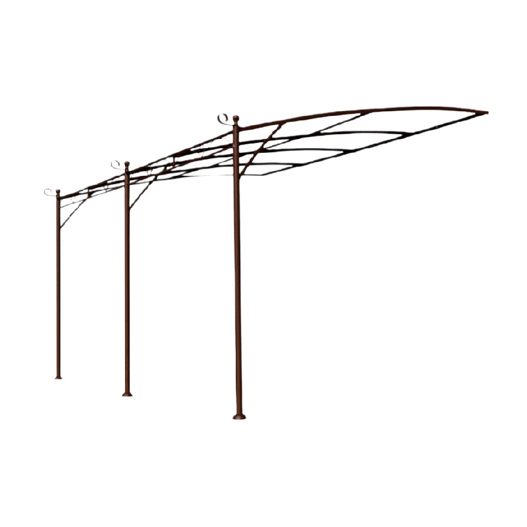 Clothes drying rack for outdoor use in metal construction - 200 x 250 x 180