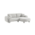 Sectional Sofa for Living Room Use in Fabric - 230 x 120 x 80