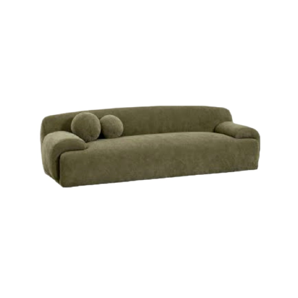 Sofa for living room use in fabric - 220 x 100 x 75